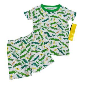 NWT (please read) Magnolia Baby Size 8 Gators Celery Toddler Short Pajamas